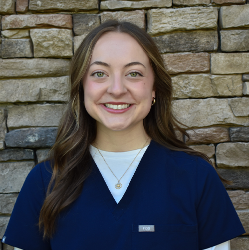 Dental assistant and social media manager Hannah